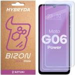 Set 2 folii sticla hibrid Bizon Glass Mule Duo compatibile cu Motorola Moto G06 Power, Transparent 2 - lerato.ro