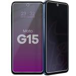 Folie sticla hibrid Bizon Glass Mule Shadow Privacy compatibila cu Motorola Moto G15, Negru 4 - lerato.ro