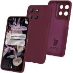Carcasa Bizon Soft compatibila cu Motorola Moto G15 / G15 Power, Dark Purple 3 - lerato.ro
