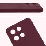 Carcasa Bizon Soft compatibila cu Motorola Moto G15 / G15 Power, Dark Purple 6 - lerato.ro