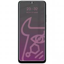 Folii protectie Motorola Moto G06, Folie sticla hibrid Bizon Glass Mule Shadow Privacy compatibila cu Motorola Moto G06 4G / G06 Power 4G, Negru, lerato.ro