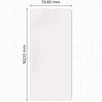 Folie protectie Bizon Glass Film Sun compatibila cu Realme P3 Lite, Transparent 4 - lerato.ro