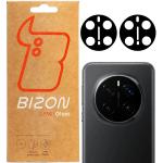 Set 2 folii sticla securizata camera foto Bizon Glass Lens compatibile cu Honor Magic 7 Pro, Negru 3 - lerato.ro