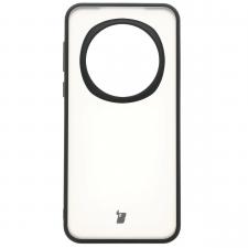 Huse si carcase Honor, Carcasa Bizon Angelo compatibila cu Honor Magic 7 Pro, Transparent / Negru, lerato.ro