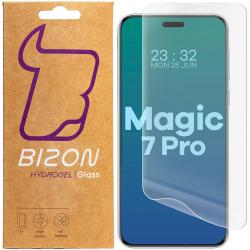 Set 2 folii protectie Bizon Glass Hydrogel compatibile cu Honor Magic 7 Pro, Transparent