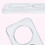 Carcasa Bizon CrystalO cu MagSafe compatibila cu Honor Magic 7 Pro, Transparent 5 - lerato.ro