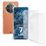 Kit protectie 3 in 1 BizonMobile Clear Pack, Carcasa Bizon Salpa si 2 folii Bizon Glass Hydrogel, compatibil cu Honor Magic 7 Lite, Transparent 2 - lerato.ro