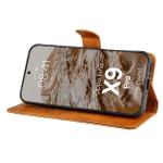 Husa flip cover Bizon Pocket compatibila cu Oppo Find X9 Pro, Maro 6 - lerato.ro