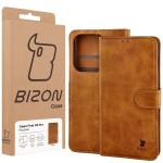 Husa flip cover Bizon Pocket compatibila cu Oppo Find X9 Pro, Maro 7 - lerato.ro