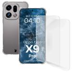Kit protectie 3 in 1 BizonMobile Clear Pack, Carcasa Bizon Salpa si 2 folii Bizon Glass Hydrogel, compatibil cu Oppo Find X9 Pro, Transparent 2 - lerato.ro