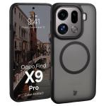 Carcasa Bizon MatteO cu MagSafe compatibila cu Oppo Find X9 Pro, Negru 3 - lerato.ro
