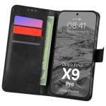 Husa flip cover Bizon Pocket compatibila cu Oppo Find X9 Pro, Negru 3 - lerato.ro