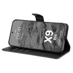 Husa flip cover Bizon Pocket compatibila cu Oppo Find X9 Pro, Negru 6 - lerato.ro