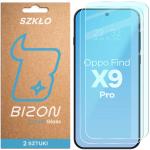 Set 2 folii sticla securizata Bizon Glass Clear Duo compatibile cu Oppo Find X9 Pro, Transparent 2 - lerato.ro