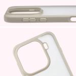 Kit protectie 2 in 1 BizonMobile, Carcasa Bizon Angelo si Folie sticla securizata Bizon Glass Edge, compatibil cu Oppo Find X9 Pro, Bej 5 - lerato.ro