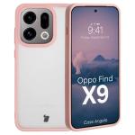 Carcasa Bizon Angelo compatibila cu Oppo Find X9, Transparent / Roz 3 - lerato.ro