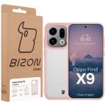 Carcasa Bizon Angelo compatibila cu Oppo Find X9, Transparent / Roz 7 - lerato.ro