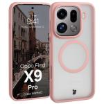 Kit protectie 2 in 1 BizonMobile, Carcasa Bizon MatteO si Folie sticla securizata Bizon Glass Edge, compatibil cu Oppo Find X9 Pro, Roz 2 - lerato.ro