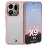 Kit protectie 2 in 1 BizonMobile, Carcasa Bizon Angelo si Folie sticla securizata Bizon Glass Edge, compatibil cu Oppo Find X9 Pro, Roz 4 - lerato.ro