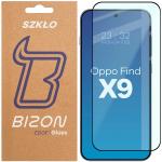 Folie sticla securizata Bizon Glass Edge 2 compatibila cu Oppo Find X9, Negru 2 - lerato.ro