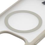 Carcasa Bizon MatteO cu MagSafe compatibila cu Oppo Find X9, Bej 4 - lerato.ro