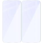 Set 2 folii sticla hibrid Bizon Glass Mule Duo compatibile cu iPhone 17 Air, Transparent 5 - lerato.ro