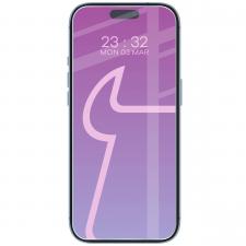 Folii iPhone, Folie sticla hibrid Bizon Glass Mule compatibile cu iPhone 17 Air, Transparent, lerato.ro