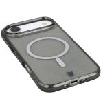 Carcasa Bizon SparklO cu MagSafe compatibila cu iPhone 17 Air, Glitter Black 4 - lerato.ro