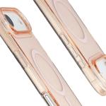 Carcasa Bizon SparklO cu MagSafe compatibila cu iPhone 17 Air, Glitter Light Orange 5 - lerato.ro