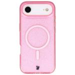 Carcasa Bizon SparklO cu MagSafe compatibila cu iPhone 17 Air, Glitter Pink 2 - lerato.ro