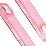 Carcasa Bizon SparklO cu MagSafe compatibila cu iPhone 17 Air, Glitter Pink 5 - lerato.ro