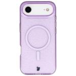 Carcasa Bizon SparklO cu MagSafe compatibila cu iPhone 17 Air, Glitter Purple 2 - lerato.ro
