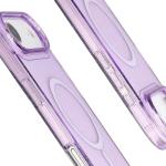 Carcasa Bizon SparklO cu MagSafe compatibila cu iPhone 17 Air, Glitter Purple 5 - lerato.ro