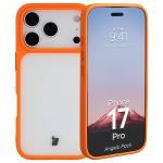 Kit protectie 2 in 1 BizonMobile, Carcasa Bizon Angelo si Folie sticla securizata Bizon Glass Edge, compatibil cu iPhone 17 Pro, Portocaliu 4 - lerato.ro