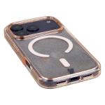 Carcasa Bizon SparklO cu MagSafe compatibila cu iPhone 17 Pro, Glitter Light Orange 4 - lerato.ro