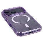 Carcasa Bizon SparklO cu MagSafe compatibila cu iPhone 17 Pro, Glitter Purple 4 - lerato.ro