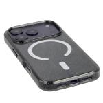 Carcasa Bizon SparklO cu MagSafe compatibila cu iPhone 17 Pro, Glitter Black 4 - lerato.ro