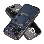 Carcasa cu protectie pentru camera Bizon GuardO cu MagSafe compatibila cu iPhone 17 Pro, Transparent / Negru 3 - lerato.ro