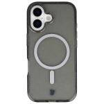Carcasa Bizon SparklO cu MagSafe compatibila cu iPhone 17, Glitter Black 2 - lerato.ro