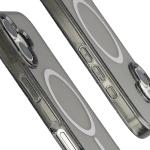 Carcasa Bizon SparklO cu MagSafe compatibila cu iPhone 17, Glitter Black 5 - lerato.ro