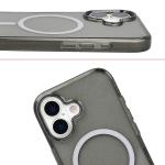 Carcasa Bizon SparklO cu MagSafe compatibila cu iPhone 17, Glitter Black 6 - lerato.ro