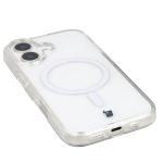 Carcasa Bizon SparklO cu MagSafe compatibila cu iPhone 17, Glitter Clear 4 - lerato.ro