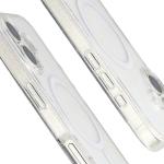 Carcasa Bizon SparklO cu MagSafe compatibila cu iPhone 17, Glitter Clear 5 - lerato.ro
