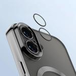 Carcasa cu protectie pentru camera Bizon GuardO cu MagSafe compatibila cu iPhone 17, Transparent / Negru 4 - lerato.ro