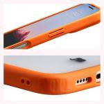 Kit protectie 2 in 1 BizonMobile, Carcasa Bizon Angelo si Folie sticla securizata Bizon Glass Edge, compatibil cu iPhone 17, Portocaliu 6 - lerato.ro