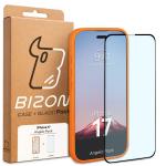Kit protectie 2 in 1 BizonMobile, Carcasa Bizon Angelo si Folie sticla securizata Bizon Glass Edge, compatibil cu iPhone 17, Portocaliu 9 - lerato.ro
