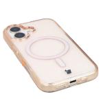Carcasa Bizon SparklO cu MagSafe compatibila cu iPhone 17, Glitter Orange 4 - lerato.ro