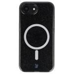 Carcasa Bizon SparklO cu MagSafe compatibila cu iPhone 17e / 16e, Glitter Black 2 - lerato.ro