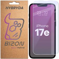 Folii iPhone 17e, Folie sticla hibird Bizon Hybrid Mule compatibila cu iPhone 17e, Transparent, lerato.ro