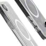 Carcasa Bizon SparklO cu MagSafe compatibila cu iPhone 17e / 16e, Glitter Clear 5 - lerato.ro